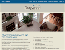 Tablet Screenshot of graywoodproperties.com